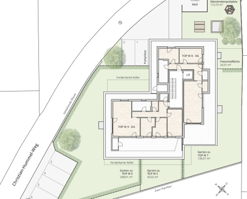 Lageplan Dachgeschoss