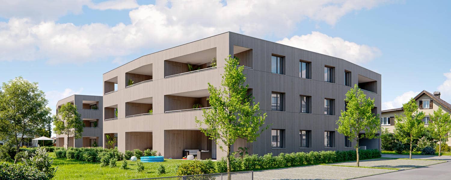 A Muntlix, Hauptstraße 31+33 - Ansicht von Süden (Haus A)